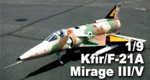 ジェットハンガーJETHANGER Mirage/IAI Kfir
