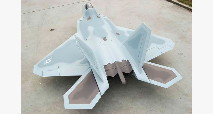 F-22ラプター ジェットラジコン全景画像