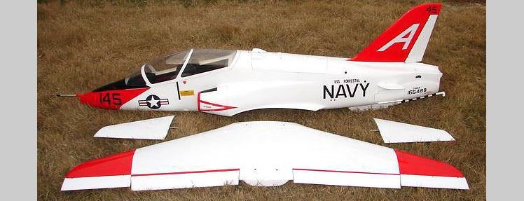ジェットラジコンT-45 機体アップ画像1