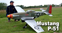 エアーワールドAIRWOLD レシプロラジコン Mustang P-51